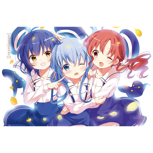 『ご注文はうさぎですか? BLOOM』タオルケット(チノ&マヤ&メグ)